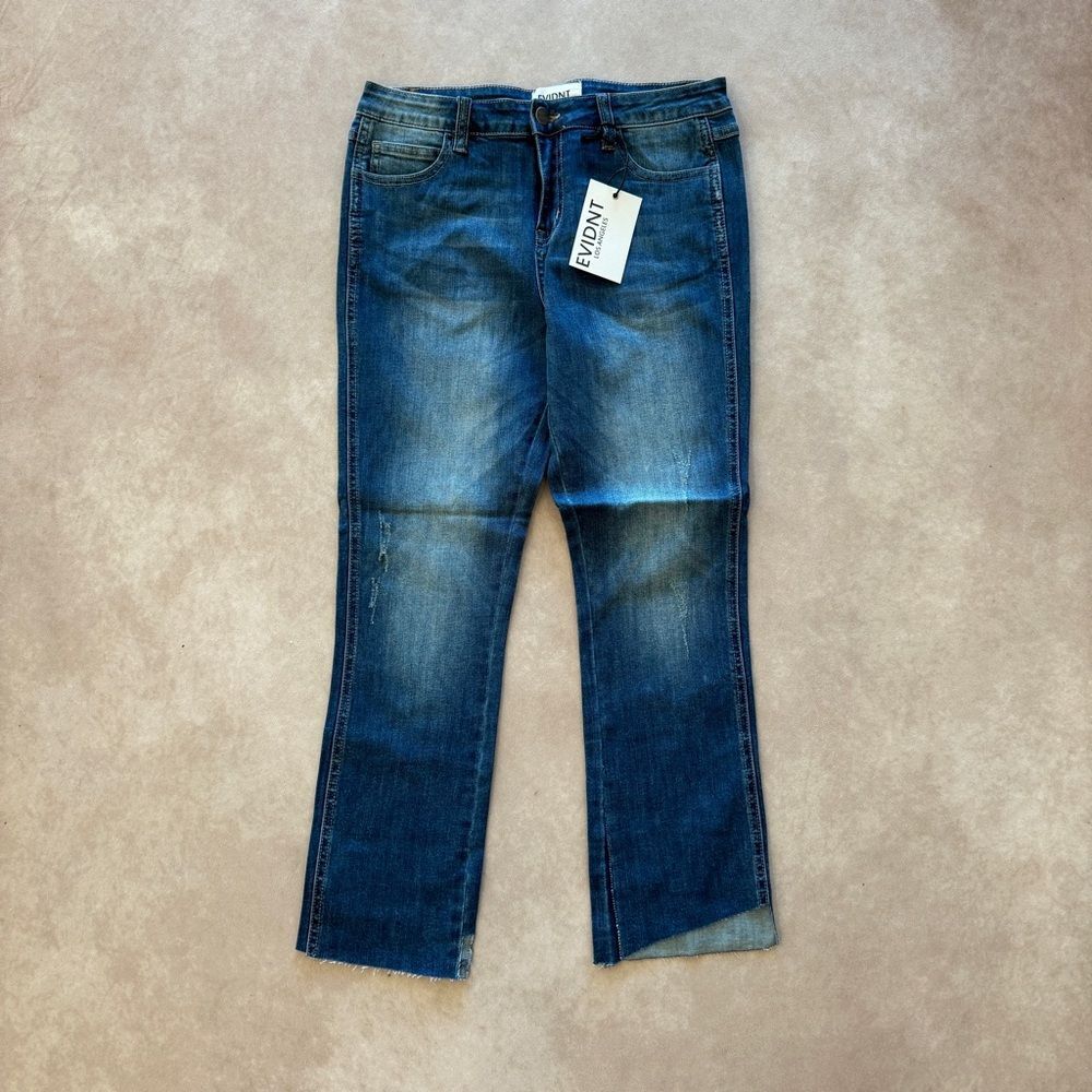 EVIDNT Anthropologie Florence Straight Leg Jeans • size 28 • NWT
